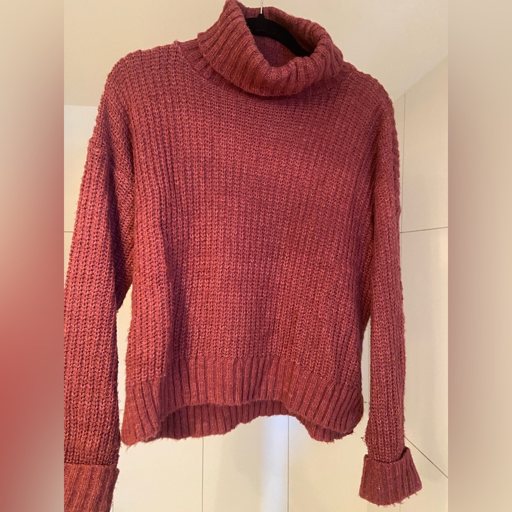 Fuchsia Turtleneck
